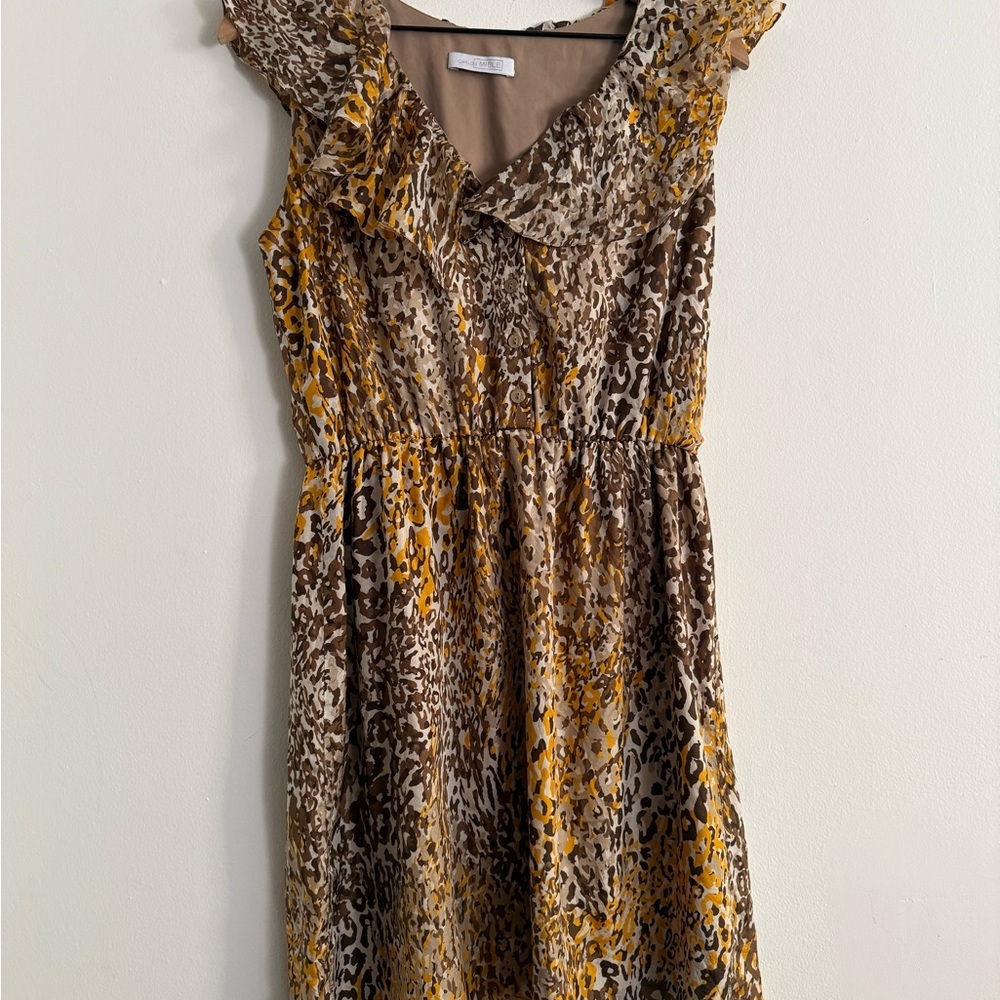 CARLOS MIELE Beige Leopard Dress - Picture 7 of 13